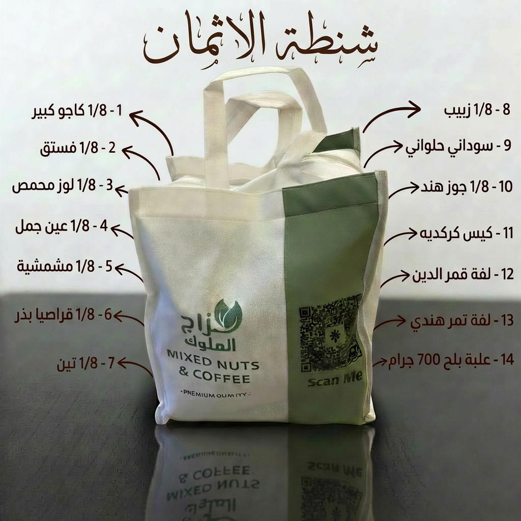 شنطة الياميش - الأثمان