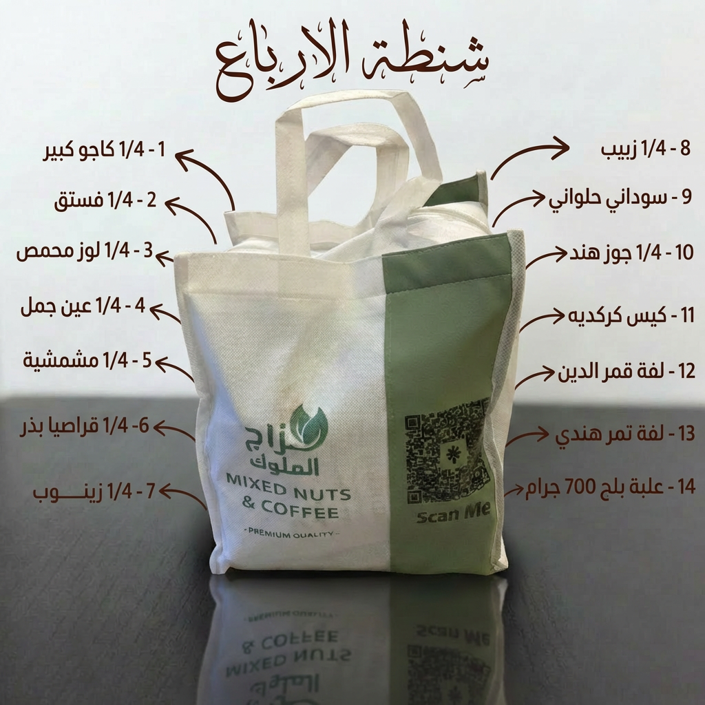 شنطة الياميش - الأرباع